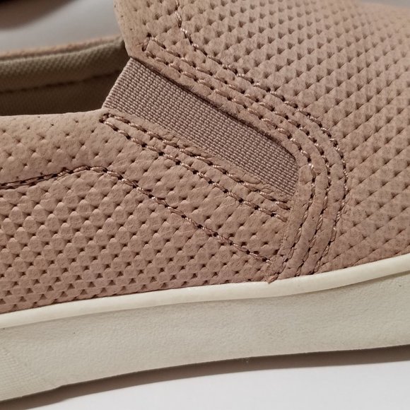 Naturalizer Perforated Slip On Sneaker - Mauve Leather - Picture 7 of 15